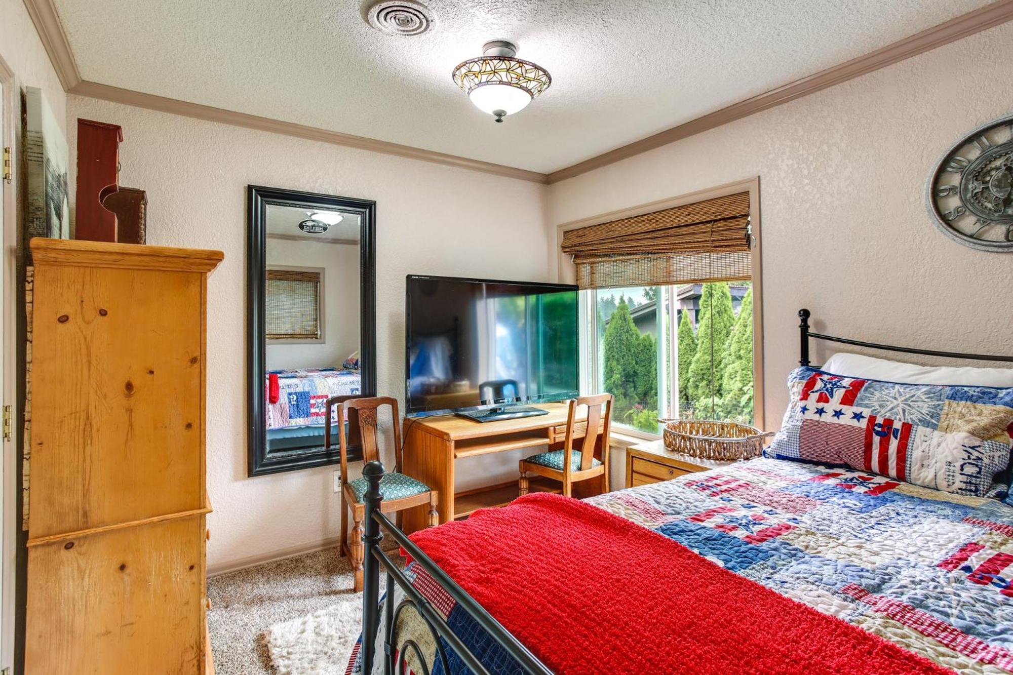 Tacoma Home On Steilacoom Lake With Dock! Exteriör bild
